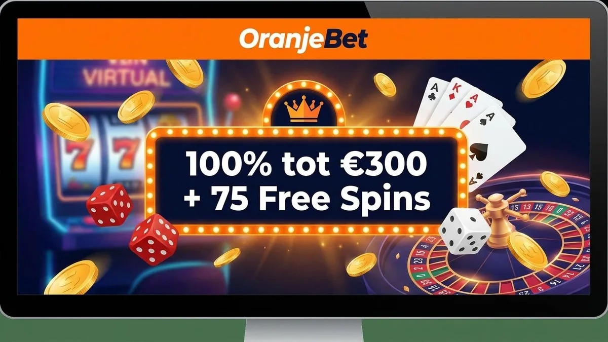 OranjeBet bonus scherm