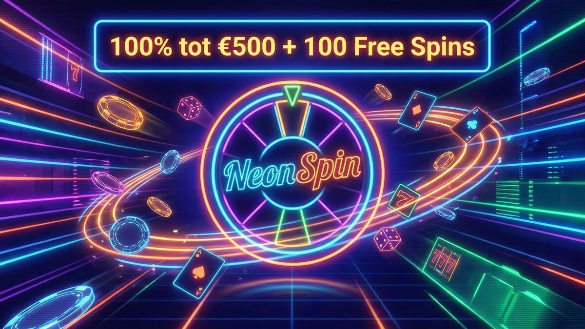 NeonSpin bonus scherm